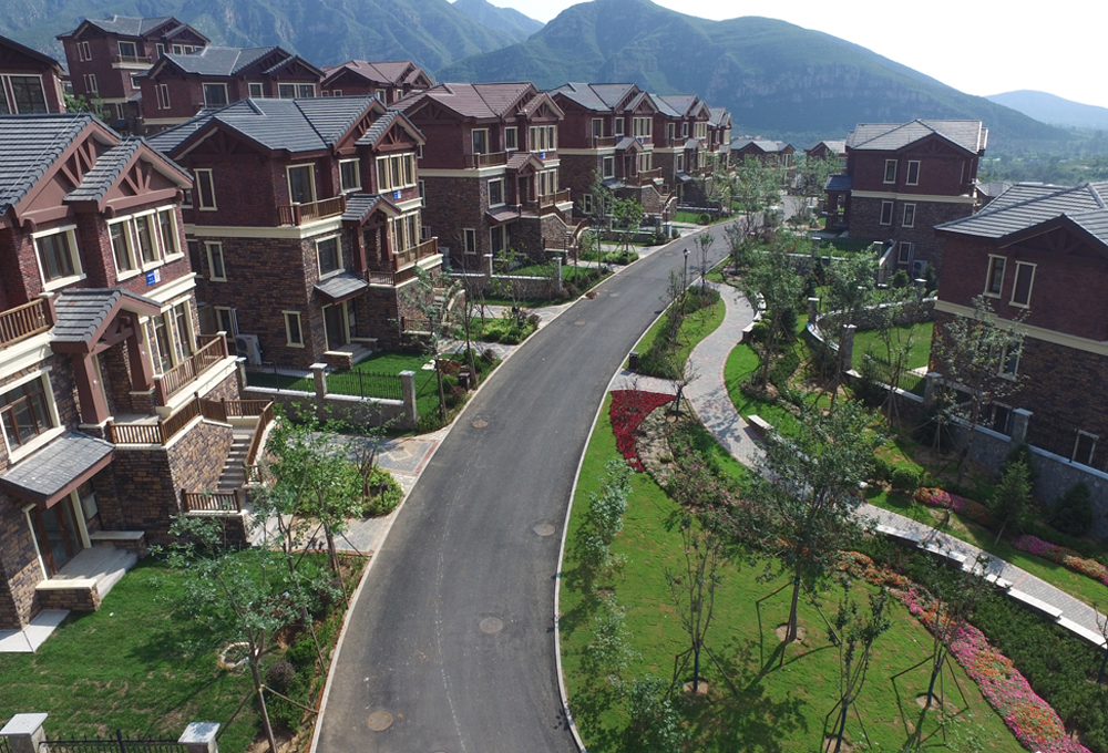 一渡新新小镇五期A别墅园林景观工程